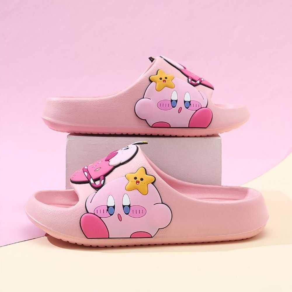 Flippers Swimming - スターカービー ガールズサンダル 滑り止めソフト底付き 入浴用 家庭用 臭い防止