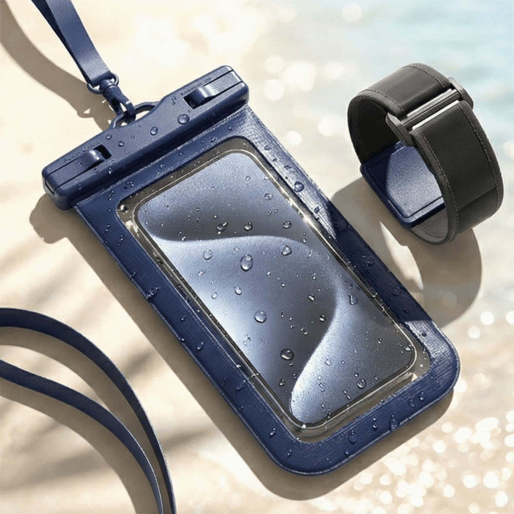 Dry Bag Waterproof - 調節可能なストラップ付き防水携帯電話ポーチ 軽量大容量ドライバッグ PVCタッチスクリーン PVC収納パック パーティー用