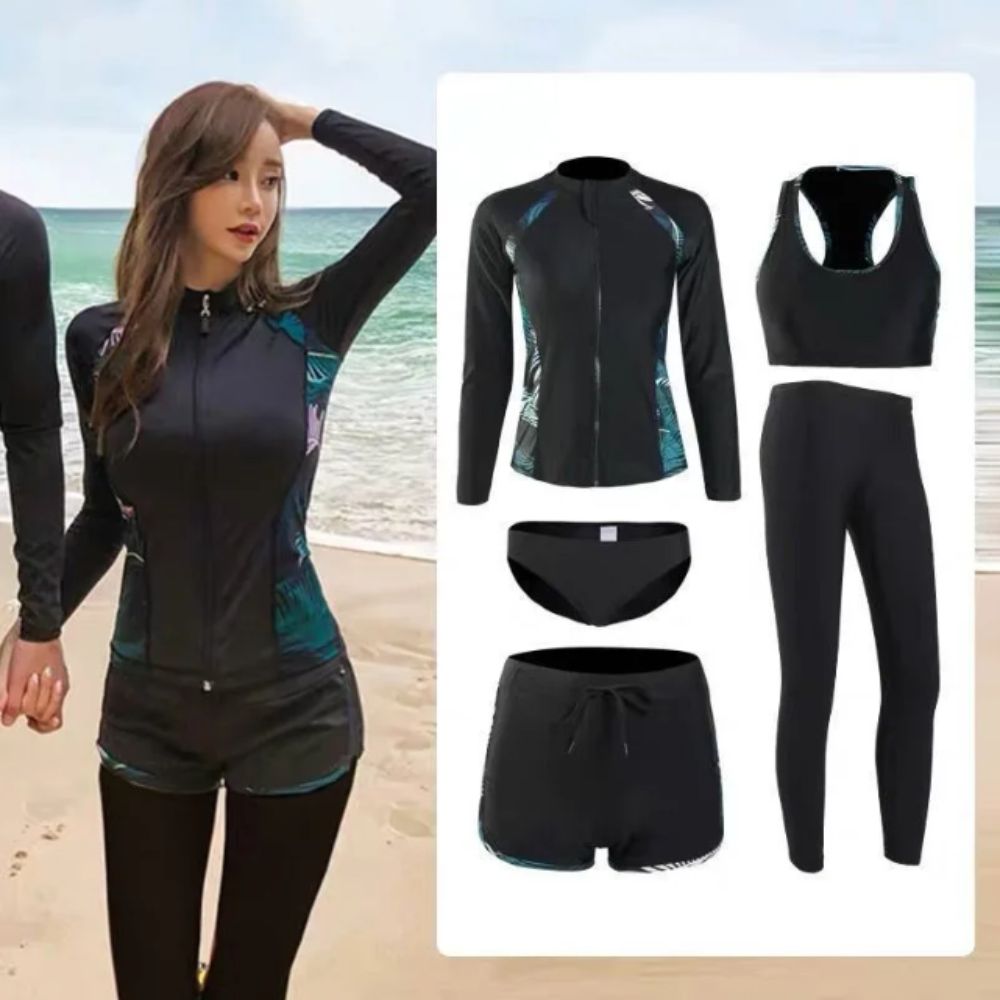 Wetsuit Men - 長袖スプリットウェットスーツ長ズボン柔らかい素材ダイビングスーツ日焼け止めジッパースタイルサーフスーツ男性と女性
