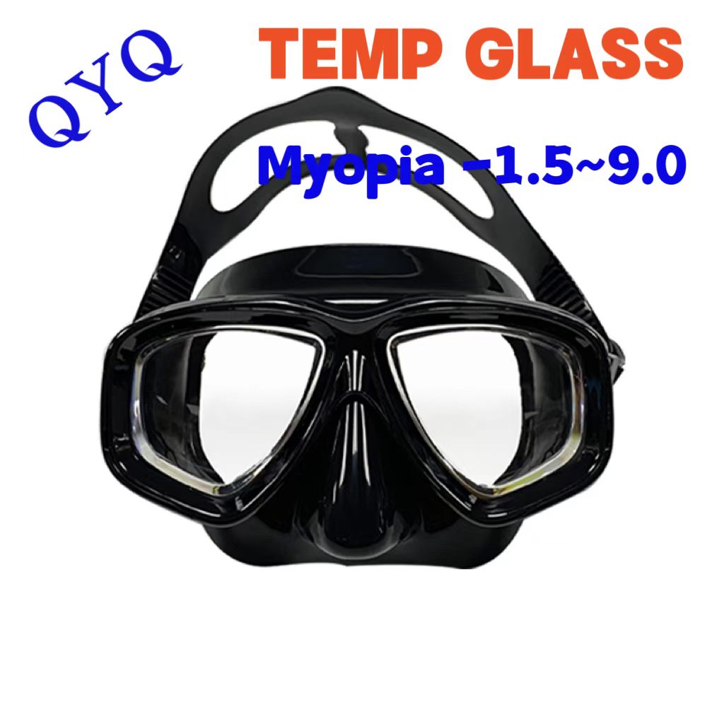 Snorkel Set - QYQ シュノーケリングマスク光学近視レンズスーツ大人用ユニバーサルフリーダイビング機器