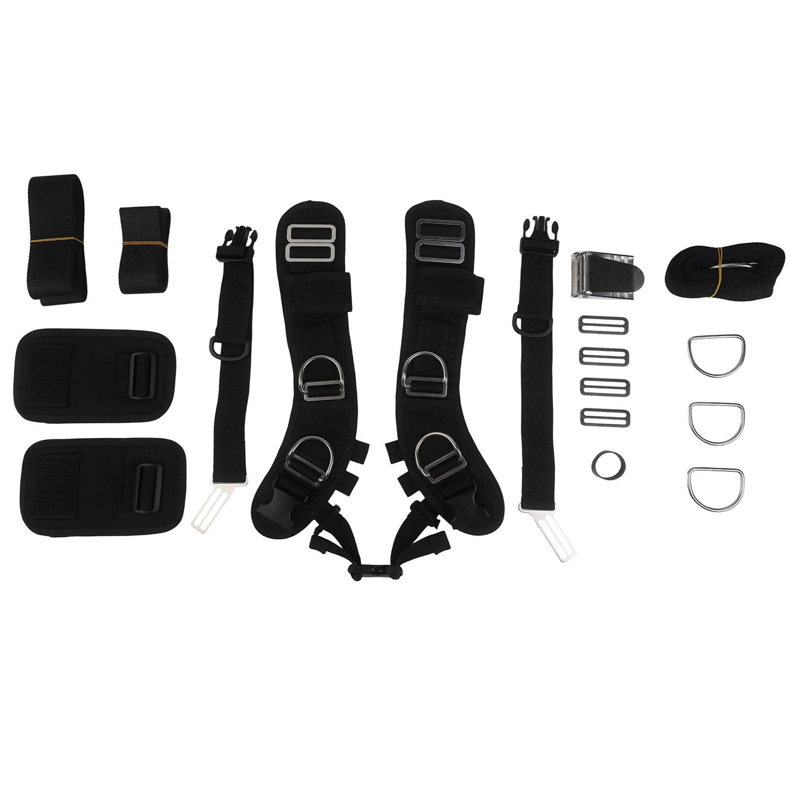 Snorkel Set - スキューバダイビング用 スキューバダイビング用品 バックプレートハーネスセット 水中活動 ステンレス鋼部品