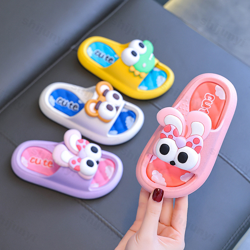 Flippers Swimming - 子供サンダルスリッパ 2026 夏女の子かわいい素敵な靴ファッションノンスリップソフトソール男の子靴入浴ベビービーチスリッパ