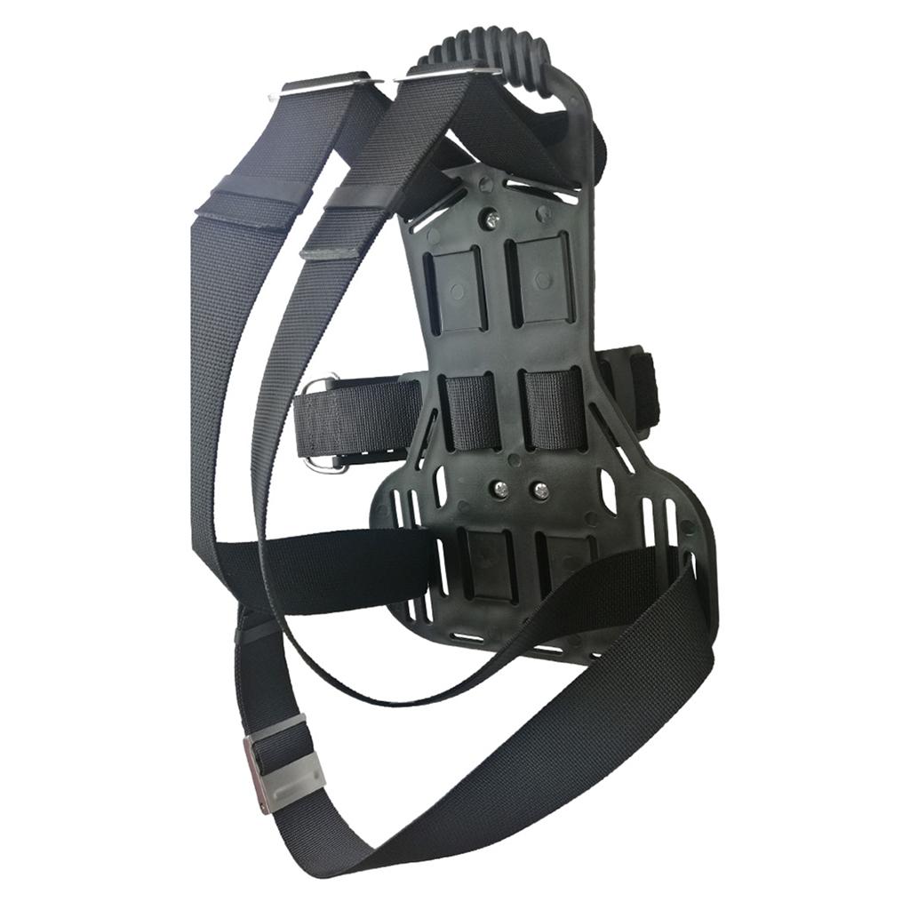 Snorkeling Gear - 調整可能なシリンダータンクホルダー、スキューバダイビングギア用、PP素材、バックパックサポート、水泳やシュノーケリング用酸素ボンベ