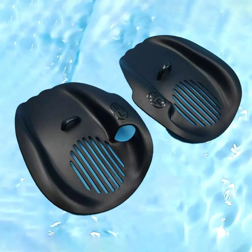 1 ペアのウェブ付き水泳ハンドパドル、調節可能なストラップ付 - Swim Fins のレビューと価格