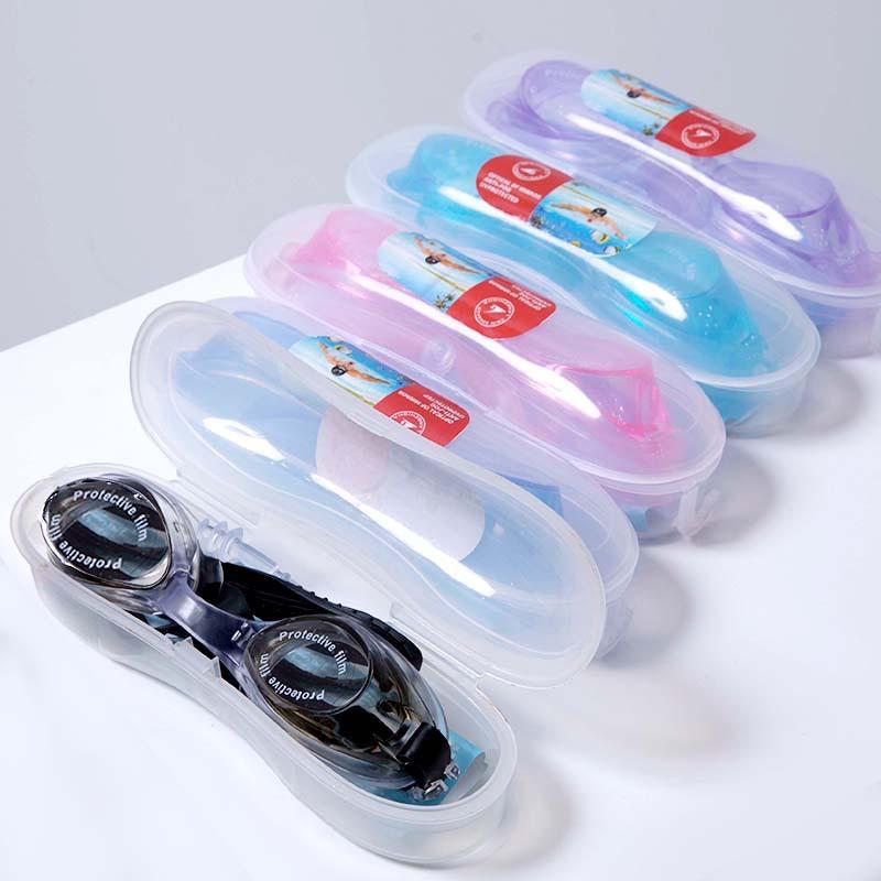 1PC シリコーンゴーグル HD 防水防曇女性男性のダイビン - Goggles Swim のレビューと価格