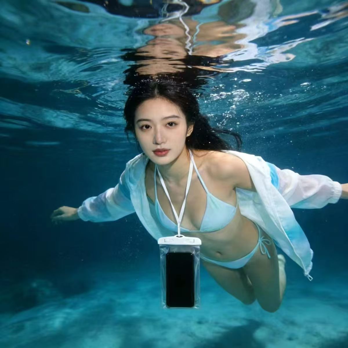 ユニバーサルスイム防水バッグ携帯電話ポーチケース（iPhon - Dry Bag Waterproof のレビューと価格