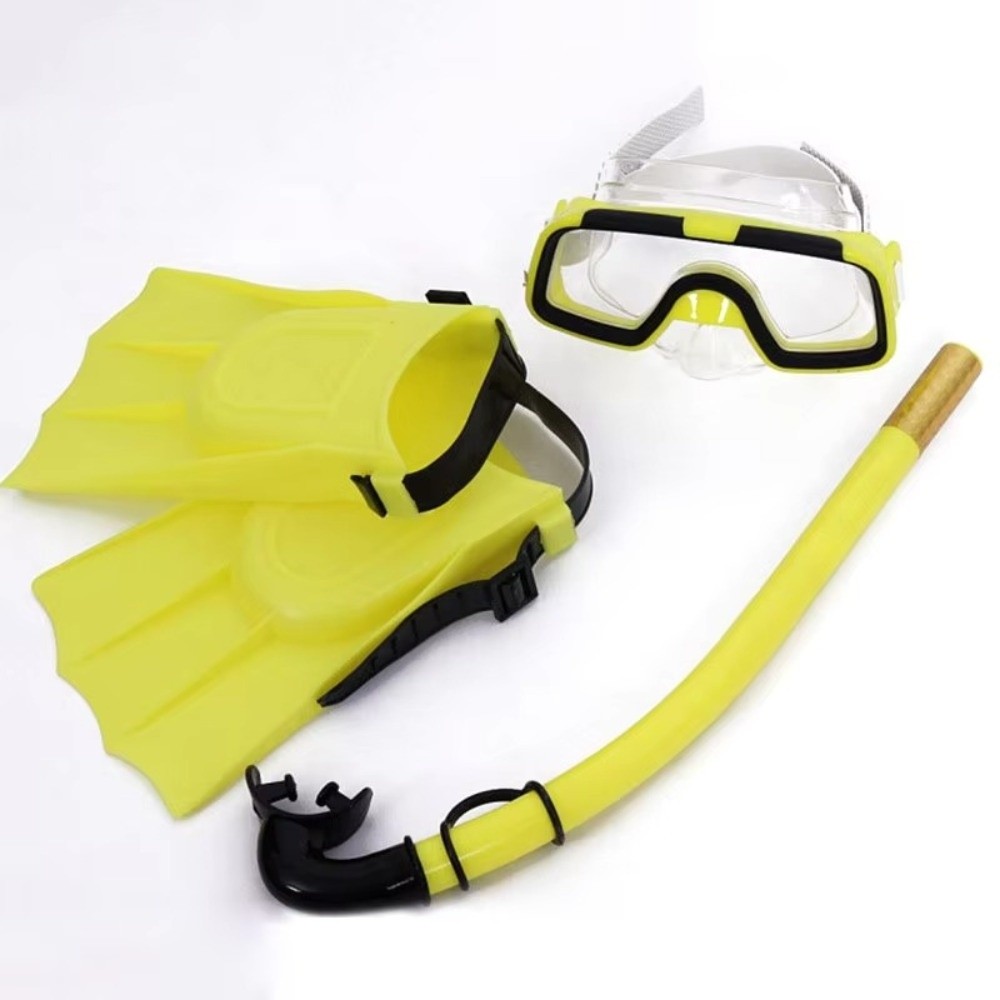 新しい防曇子供用ダイビングマスクセット調整可能で使いやすい水 - Snorkel Set のレビューと価格
