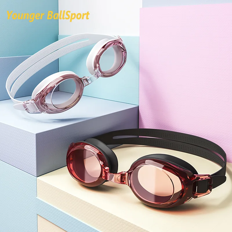 近視水泳ゴーグル女性用水泳キャップ水泳メガネ防曇 UV 防水 - Goggles Swim のレビューと価格