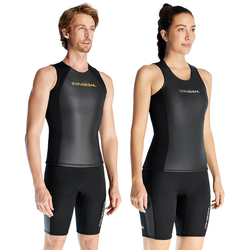 男女兼用 2mm レザーネオプレン ウェットスーツベスト メ - Wetsuit Men のレビューと価格