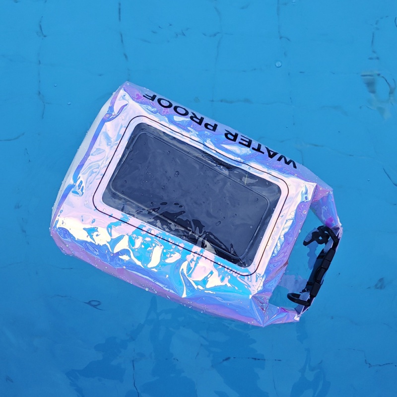 虹色防水バケットクロスボディドライバッグ、屋外水泳用カラフル - Dry Bag Waterproof のレビューと価格