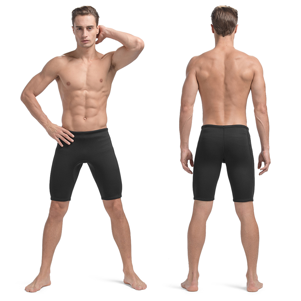 3 ミリメートルネオプレンウェットスーツショーツメンズ水泳パ - Wetsuit Men のレビューと価格