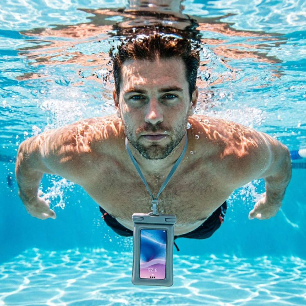 防水電話ポーチ、取り外し可能なストラップ付き、透明フローティ - Dry Bag Waterproof のレビューと価格