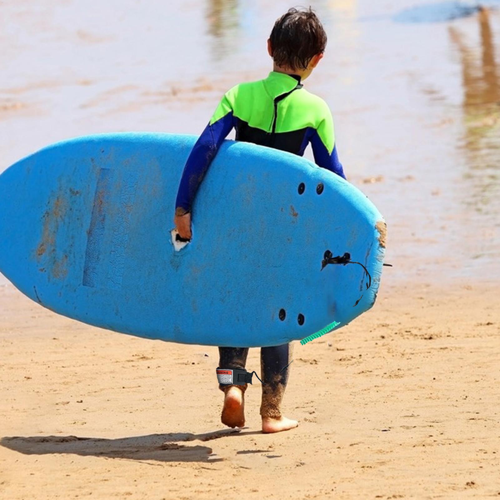 サーフボード・ボディボード用安全リーシュ - コイル状フック - Surfboard Leash のレビューと価格