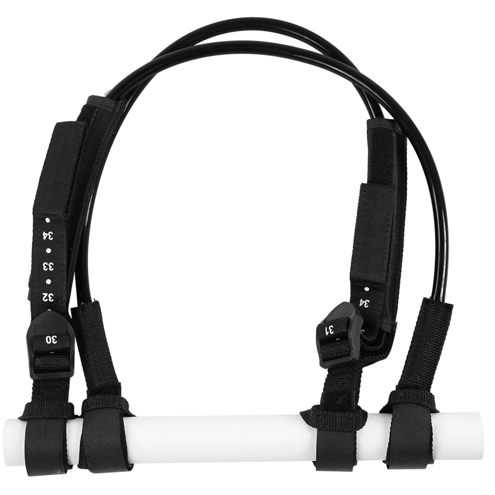2 個 28‑34 インチ ブラック 調節可能な安全ウィンド - Surfboard Leash のレビューと価格