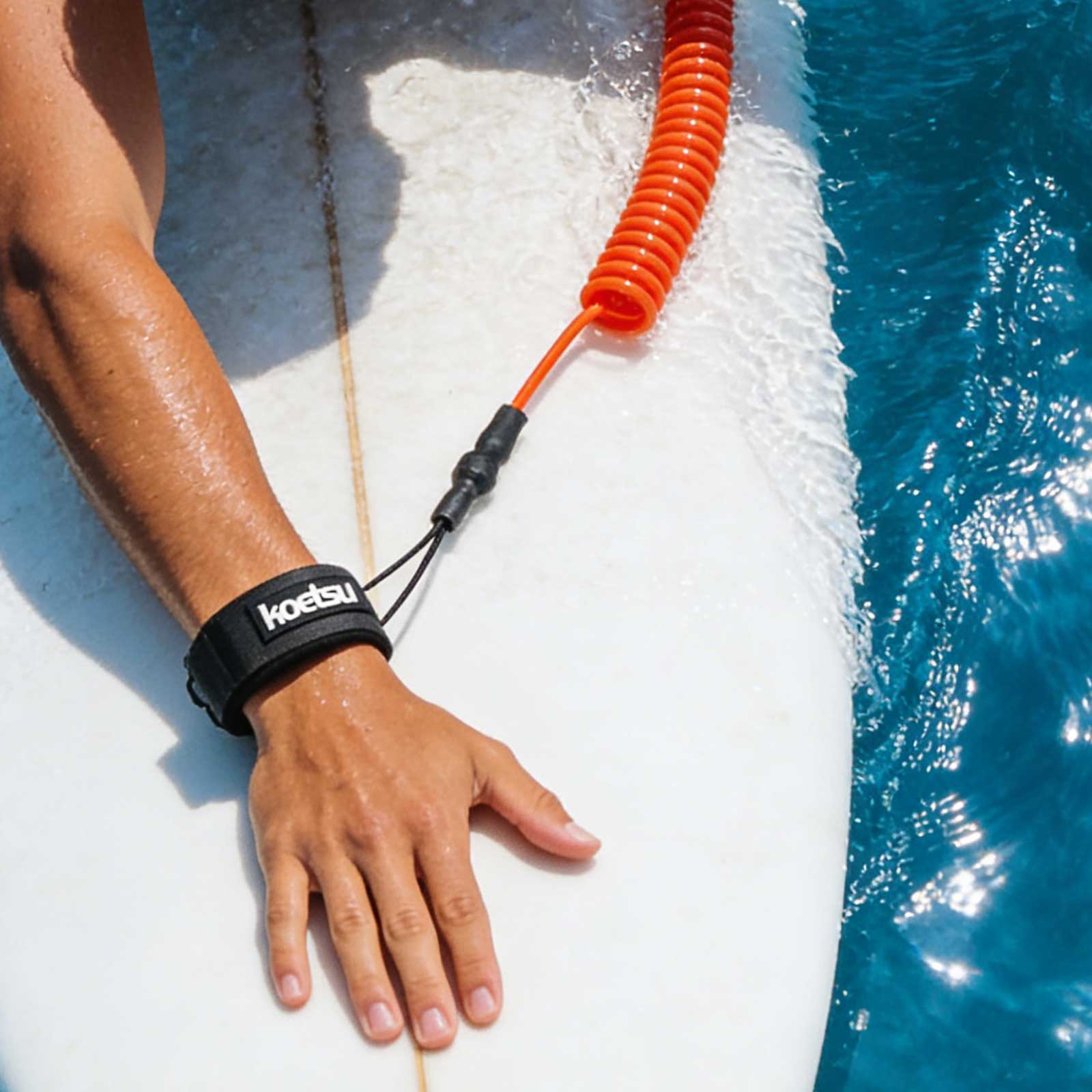 SUPパドルボードリーシュ TPU素材 強力コード サーフボ - Surfboard Leash のレビューと価格